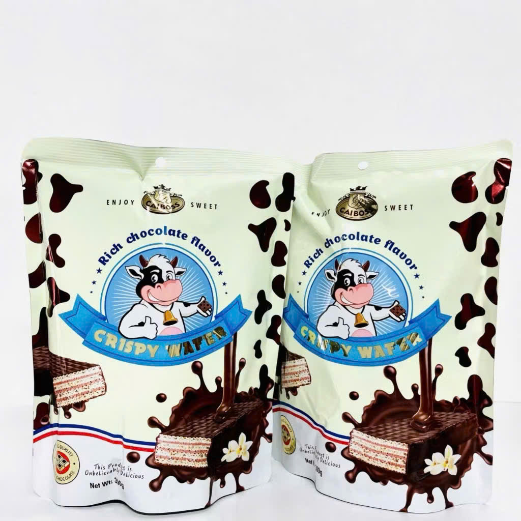 Bánh Quy Xốp bò Socola Ngon Khó Cưỡng Gói 300gram