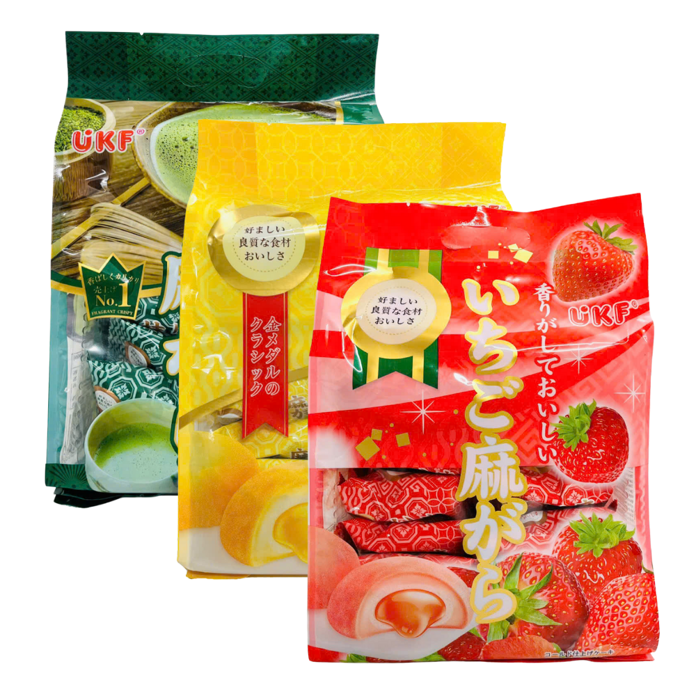 Bánh Mochi Nhân Chảy Ngon Mê Ly 3 Vị Match, Vị Dâu, Vị Xoài  250g