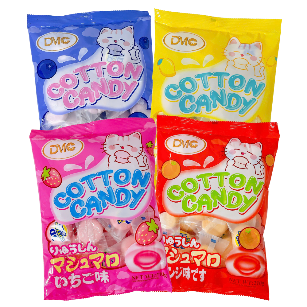 Kẹo Marshmallow 4 Vị Trái Cây Gói 210G