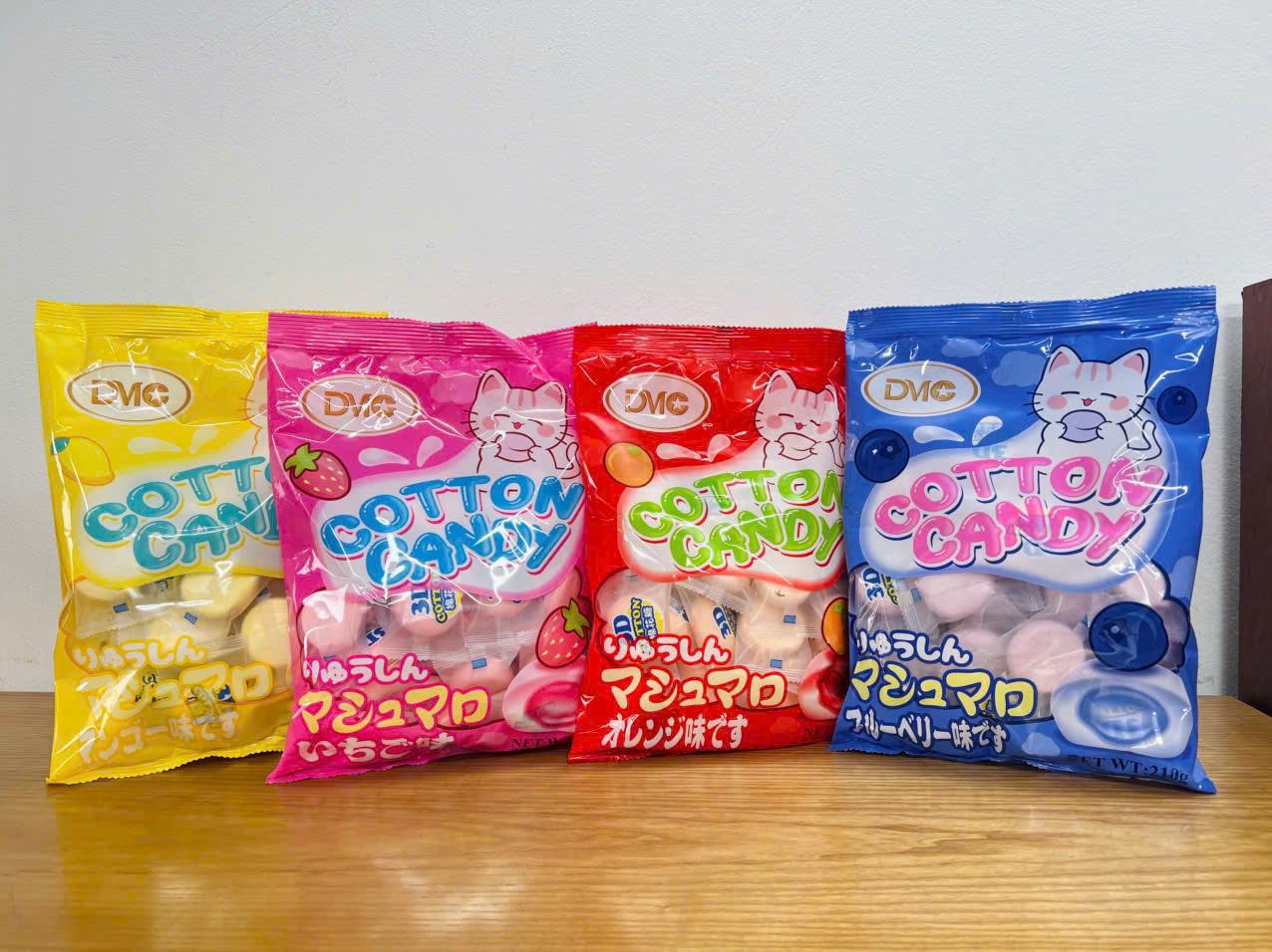 Kẹo Marshmallow 4 Vị Trái Cây Gói 210G