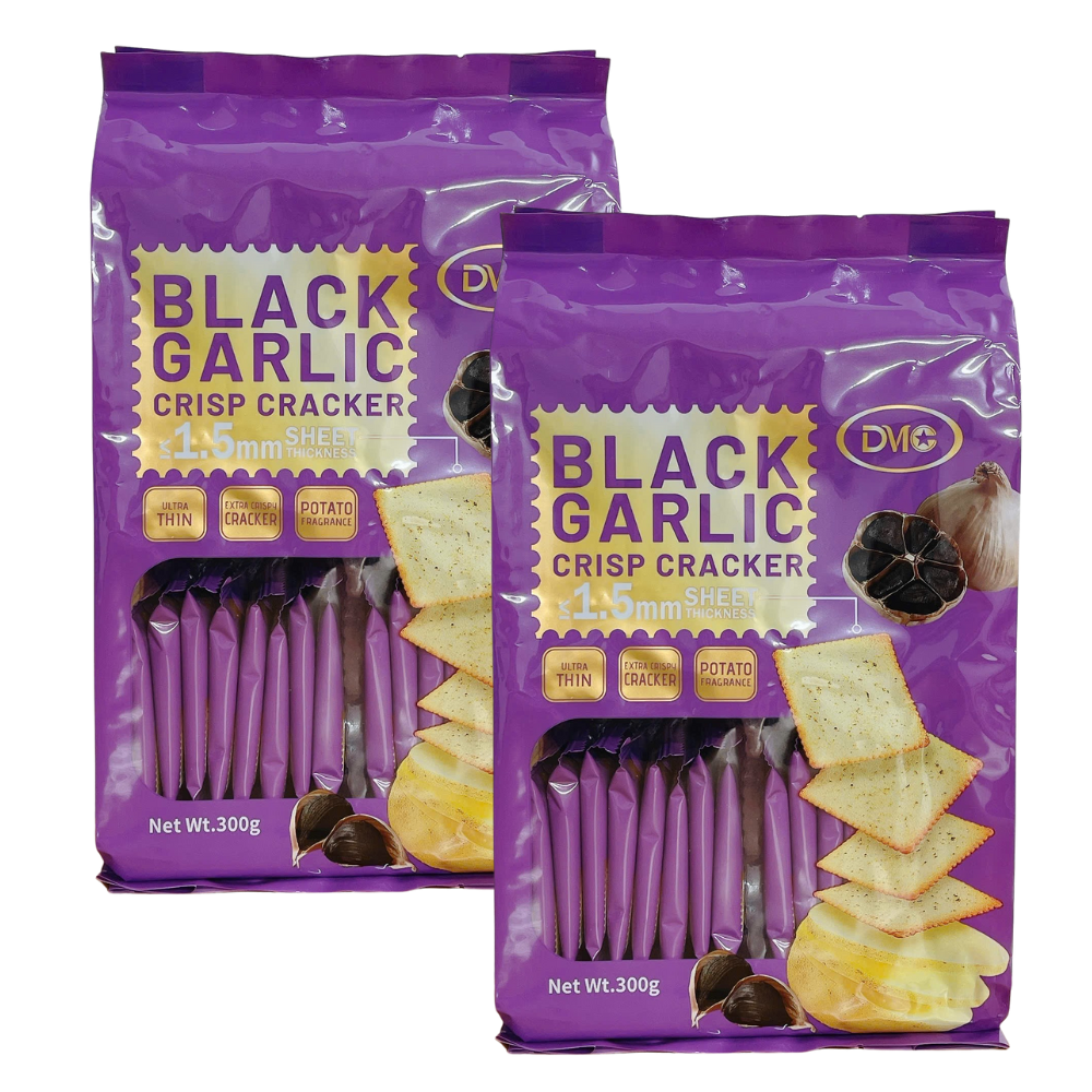 Bánh Quy Khoai Tây Giòn DMC Vị Tỏi Đen  Gói 300g