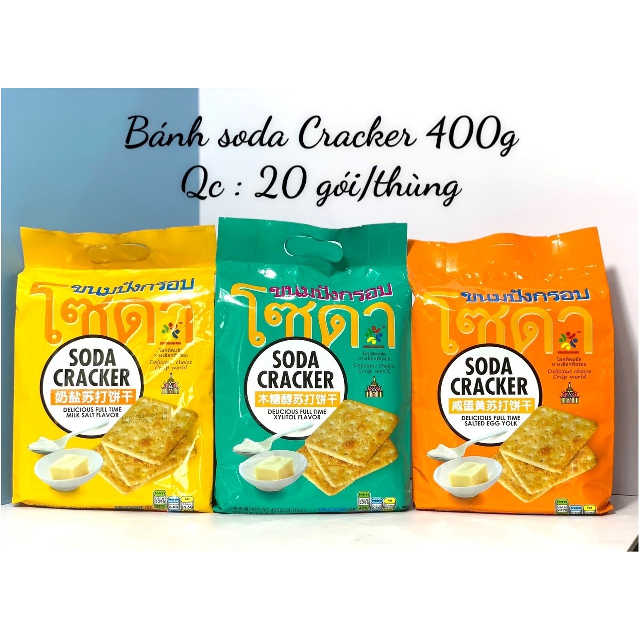 BÁNH SODA CRACKER 400G