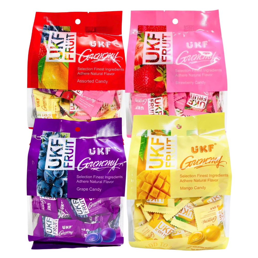Kẹo Dẻo Trái Cây 4 Hương Vị Gói 250G